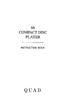 Quad 66-CDP - Owners Manual 